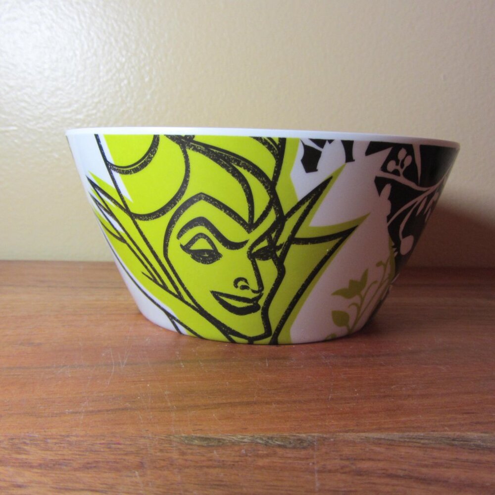 3 for $40 - Zak Designs Disney Maleficent Sketch Style Cereal Soup Bowl (W4131)